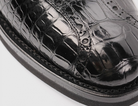 Alligator Lace up Oxford Dress Shoes-Top Shape