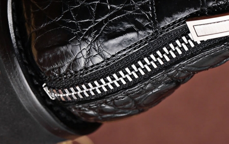 Casual Alligator Dress Boots with Buckles-Zipper
