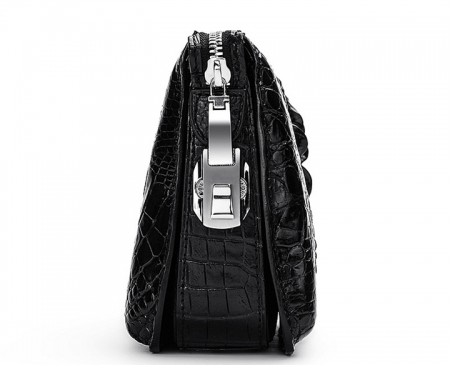 Casual Crocodile Anti-theft Lock Wallet for Men-Anti-theft Lock