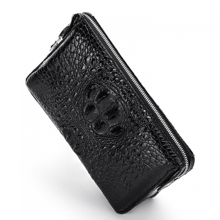Casual Crocodile Anti-theft Lock Wallet for Men-Top