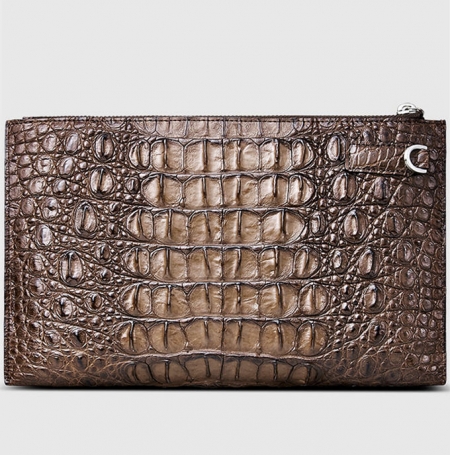 Casual Large Crocodile Clutch Wallet-Back