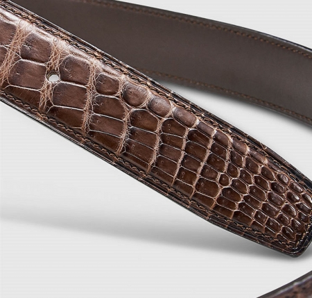 Classic Genuine Alligator Skin Belt for Men-2