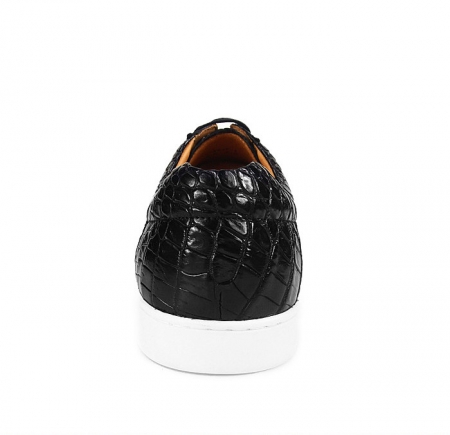 Fashion Crocodile Skin Shoes, Crocodile Sneakers-Heel