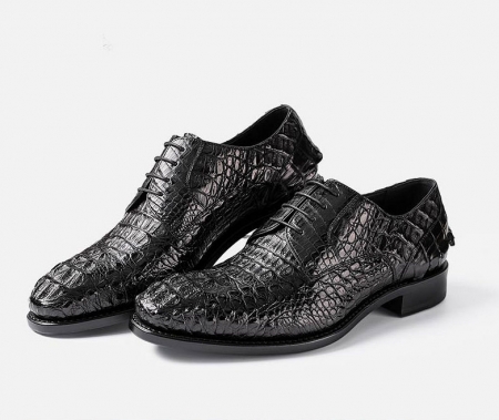 Formal Crocodile Skin Shoes-Exhibition