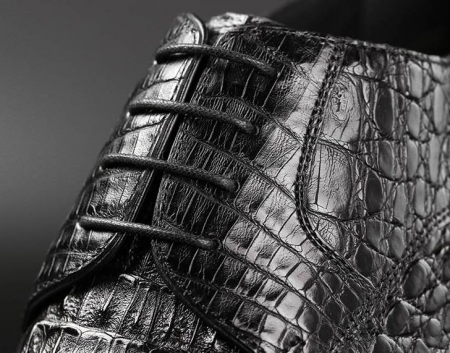 Formal Crocodile Skin Shoes-Lace-Up