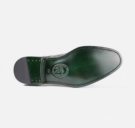 Formal Crocodile Skin Shoes-Sole