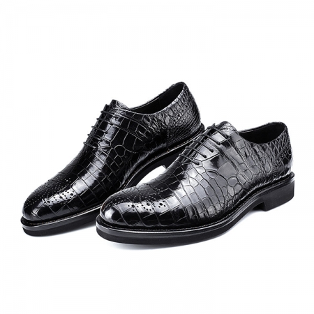 Genuine Alligator Skin Formal Dress Shoes-1