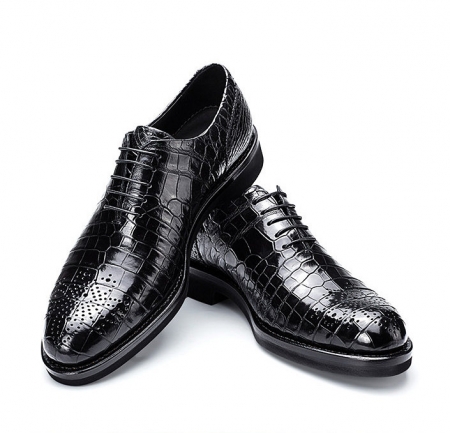 Genuine Alligator Skin Formal Dress Shoes-2