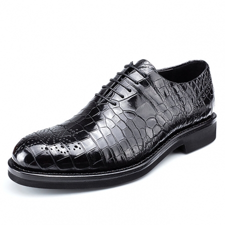 Genuine Alligator Skin Formal Dress Shoes