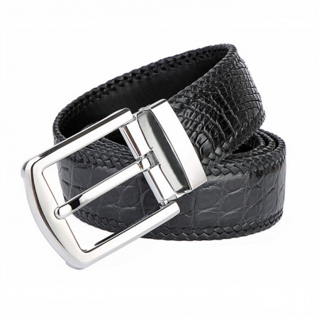 Handmade Genuine Crocodile Belt-Buckle
