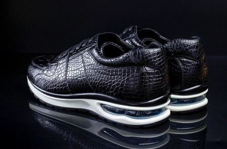 Mens Comfortable Sports Running Alligator Shoes-Heel