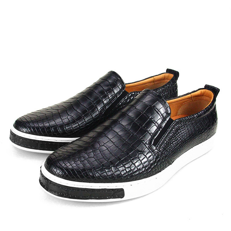 alligator slip on shoes