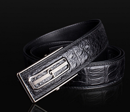 Luxury Style Crocodile Dress Belt for Men-GT-1