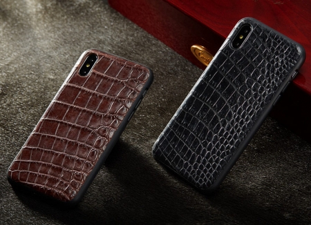 Genuine Alligator Skin iPhone X Case
