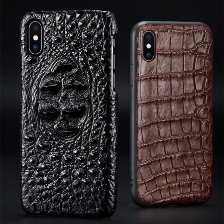 Genuine Crocodile and Alligator Skin iPhone X Cases