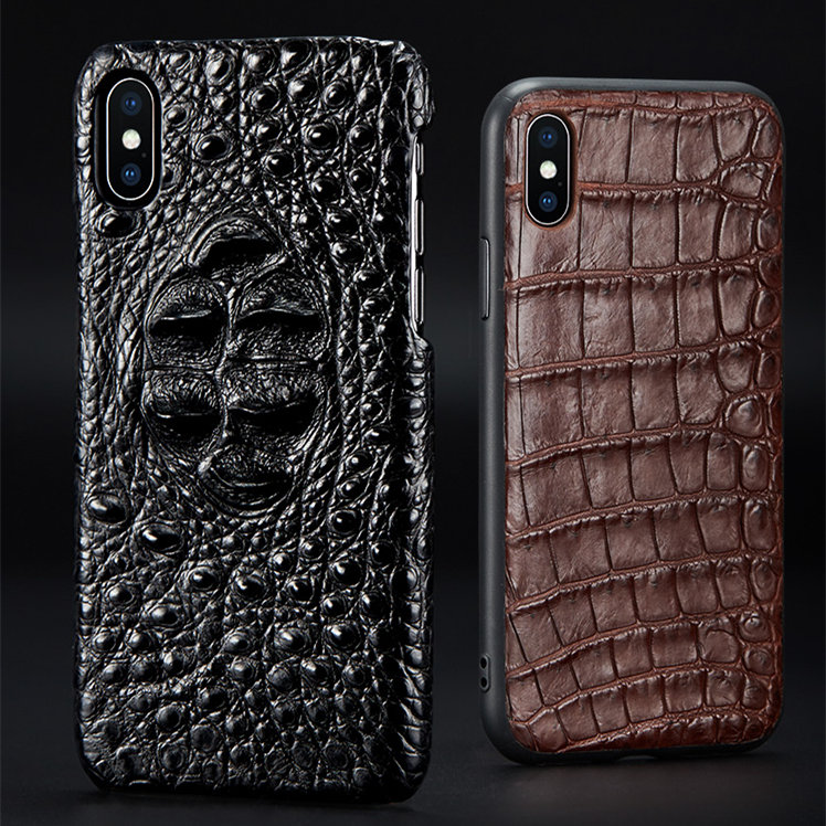 Genuine Crocodile and Alligator Skin iPhone X Cases