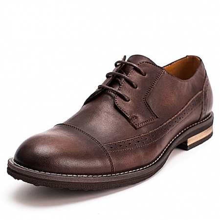 Vintage Leather Oxford Lace up Shoes