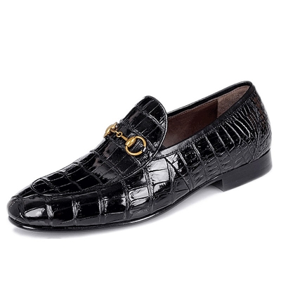 Premium Alligator Bit Slip on Loafers Slip-on Shoes for Men