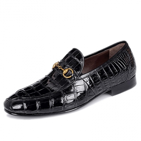 Premium Alligator Bit Slip on Loafers Slip-on Shoes for Men