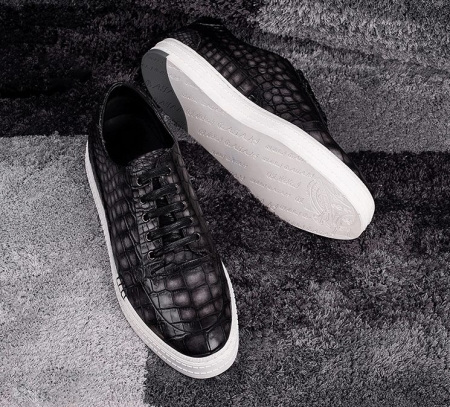 Alligator Sneaker Casual Lace-up Shoes-2